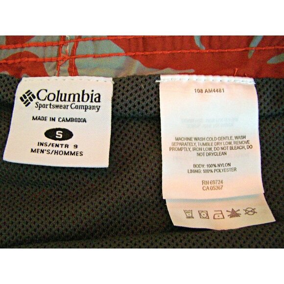 Mens Columbia Board Shorts Swim Trunks Pockets - Picture 3 of 12